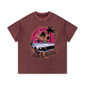 Mineral Wash Waffle Knit T-Shirt