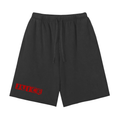 Snow Washed Raw Hem Shorts