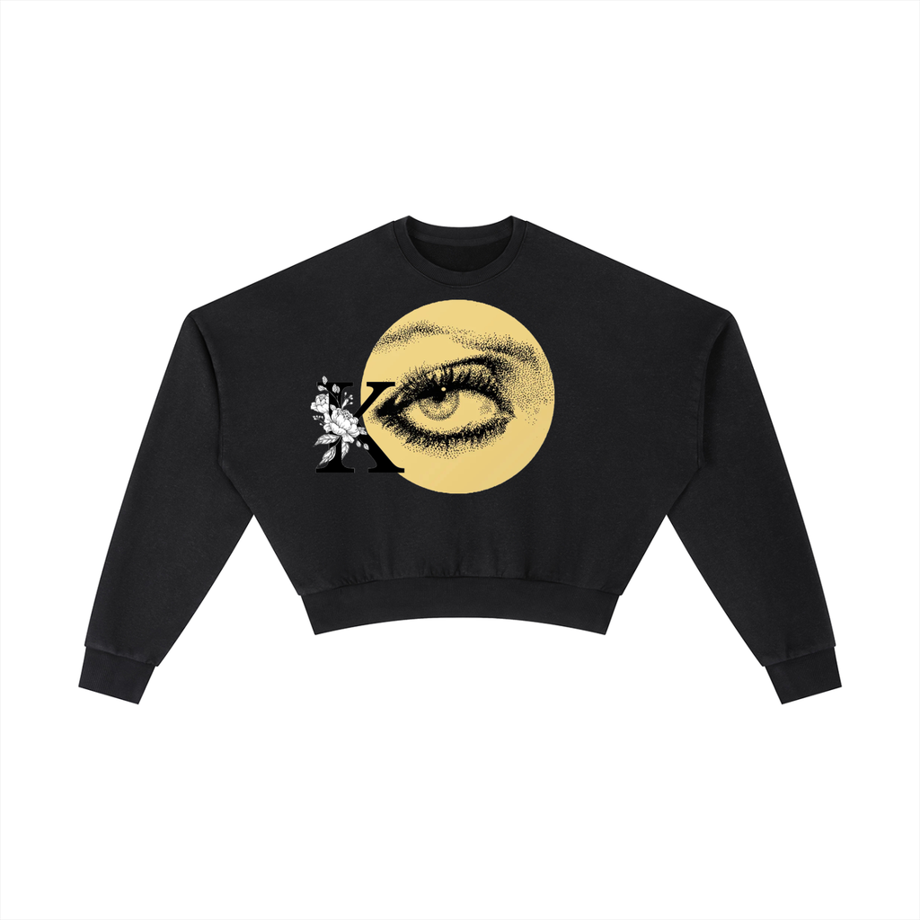 Vintage Washed Cropped Sweatshirt
