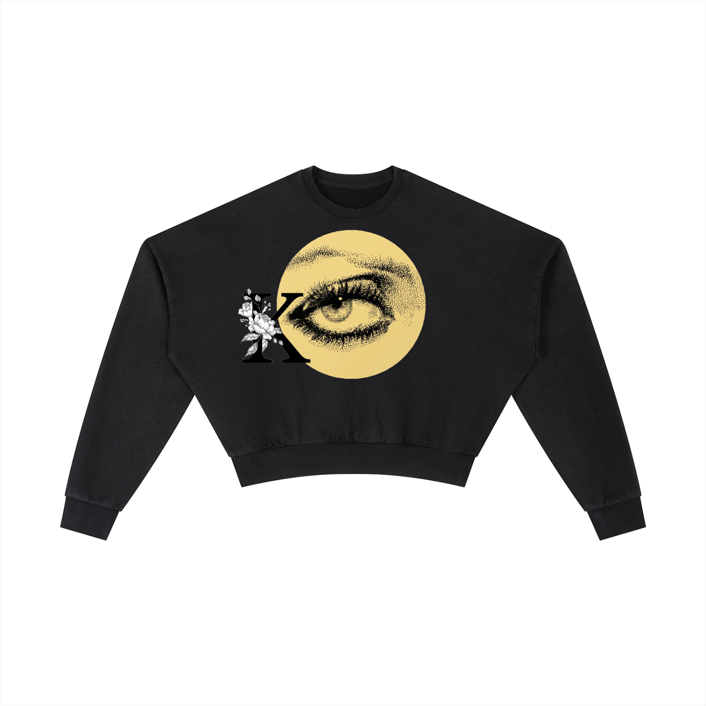 Vintage Washed Cropped Sweatshirt